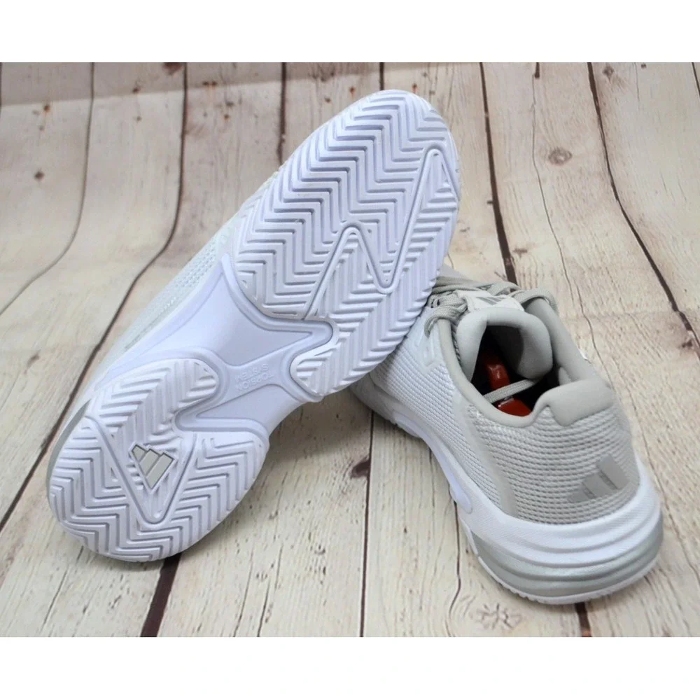 ADIDAS Women's IF0407 Barricade 13 Tennis Shoes SIZE 9 White / Gray NWOB